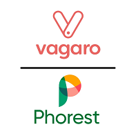 Vagaro logo and Phorest logo