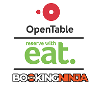OpenTable logo and Eat App logo and Booking Ninja logo